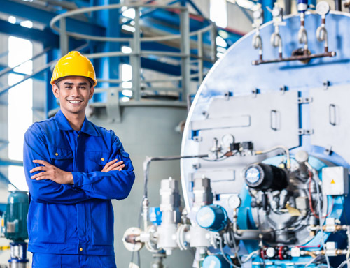 Treinamento de operador de caldeira